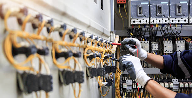 Professional Electrician technician working in Chester, VA